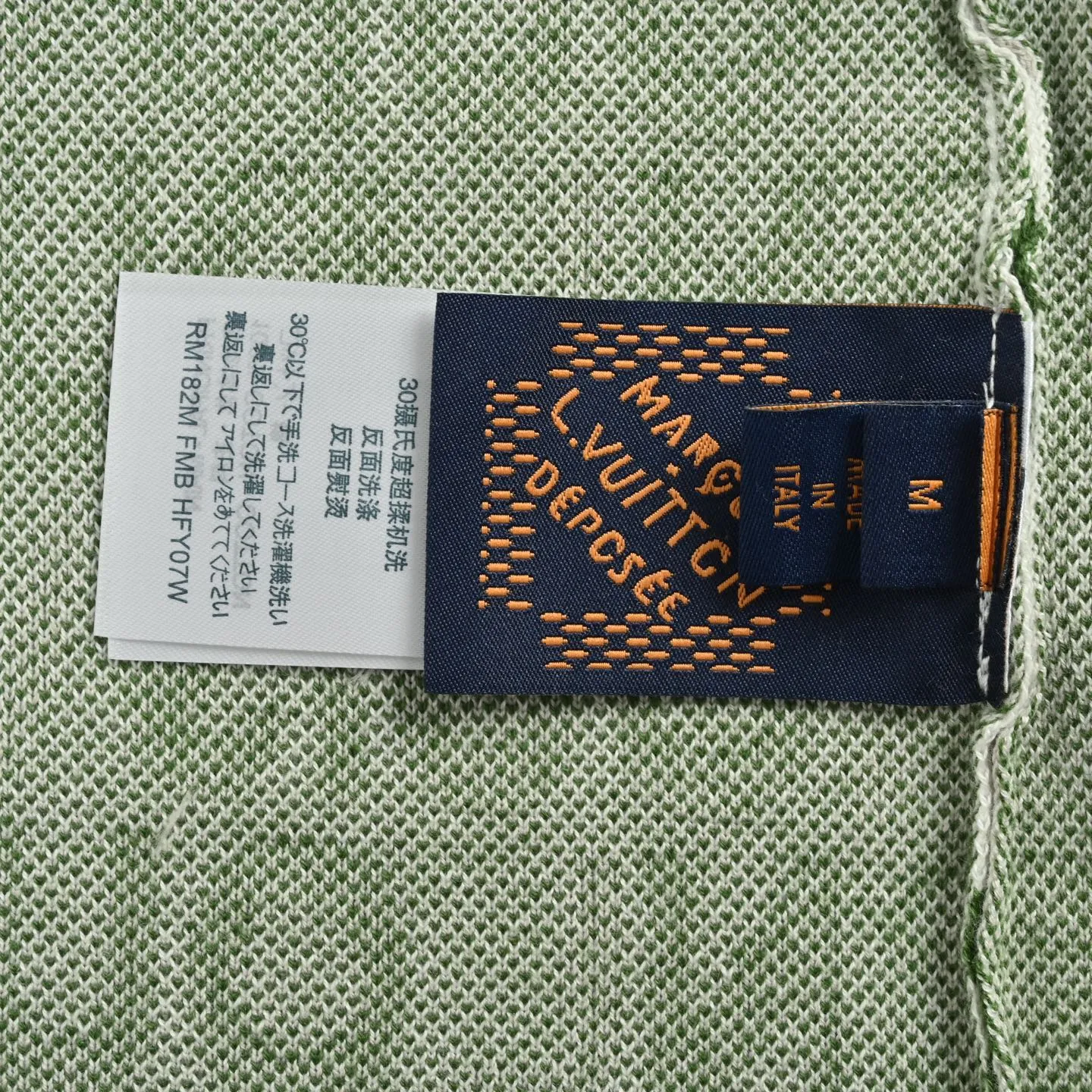 Louis Vuitton/Louis Vuitton 26ss barrage letter jacquard knitted short sleeves